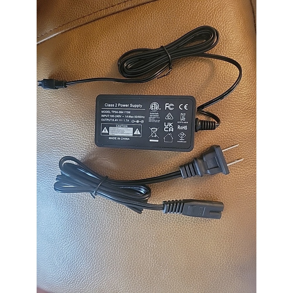 NEW Class 2 Power Supply Adapter‎ 8.4V 1.7A Model TP04-084170W New Camcorder